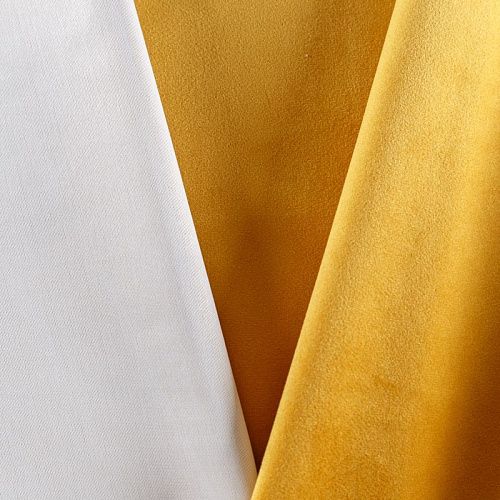 Ткань мебельная микровелюр 09-02-08950 куркума однотонный