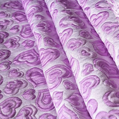 Жаккард К13-381 розово-сиреневый