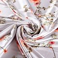 Шелк синтетический 065-01537 светло-серый принтованный