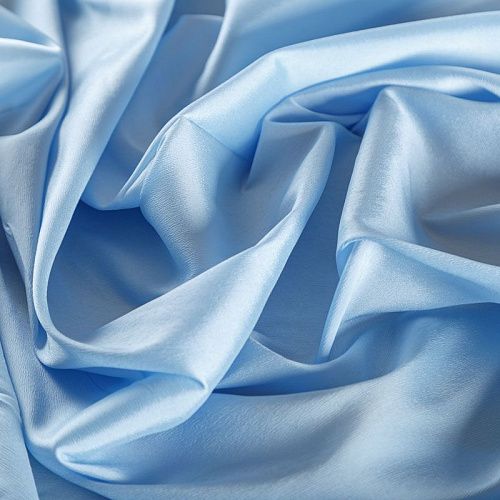 Ткань подкладочная 045-02560 небесно-голубой однотонный