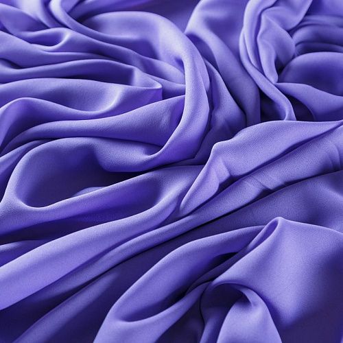 Креп-шифон 027-09855 светло-фиолетовый однотонный
