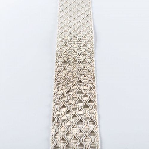 Бордюр жаккардовый 6 см 0000-357-104-011 кремовый 