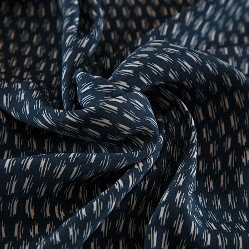 Вискоза 009-16216 пыльно-синий принтованный