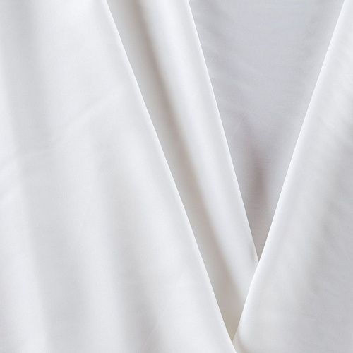 Креп 026-09719 молочный однотонный