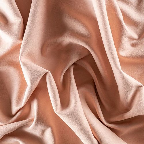 Замша портьерная h-300 см 13-02-00462 пудровый однотонный