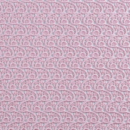 Гипюр-макраме 012-10418 розовый