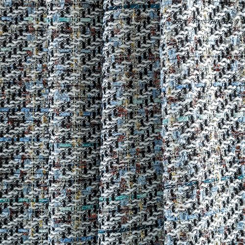 Твид шанель 052-04398 черно-белый