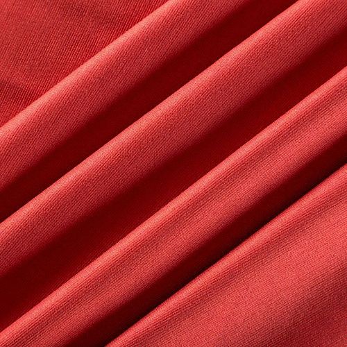 Джерси 014-03354 темно-красный однотонный