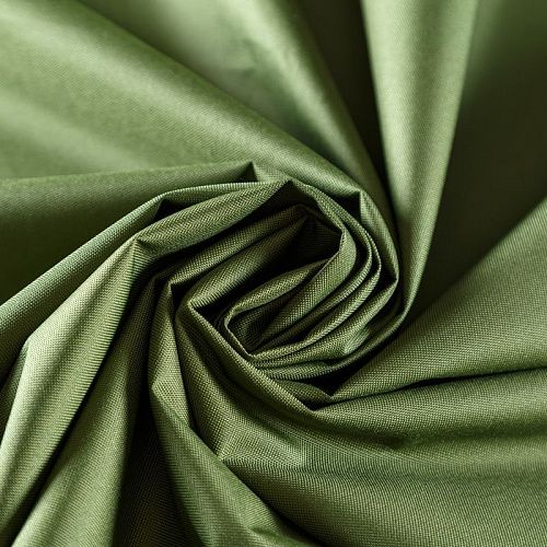 Ткань плащевая оксфорд 042-09945 оливково-зеленый однотонный