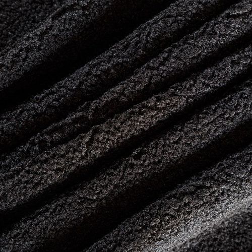 Мех искусственный 037-04412 черный однотонный