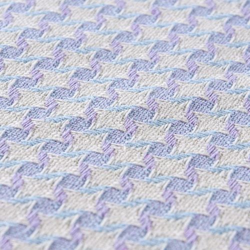 Твид 052-11675 бело-лавандовый