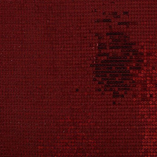 Ткань с пайетками 055-03035 багровый однотонный