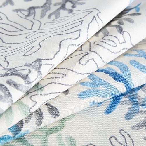 Ткань с водо- и грязеотталкивающей пропиткой 22-02-20716 белый принтованный