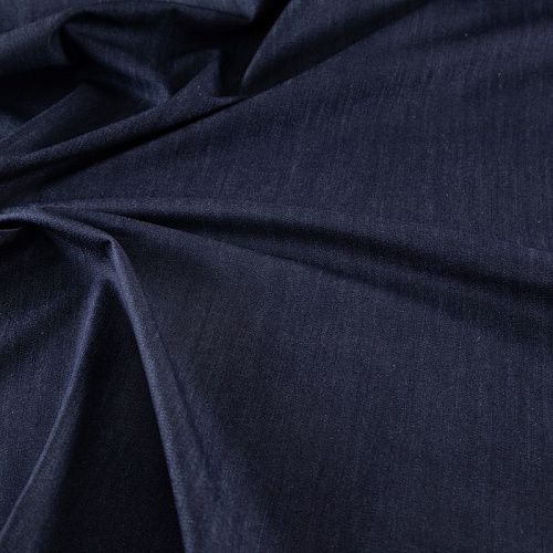 Джинс стрейч 015-19945 черно-синий однотонный