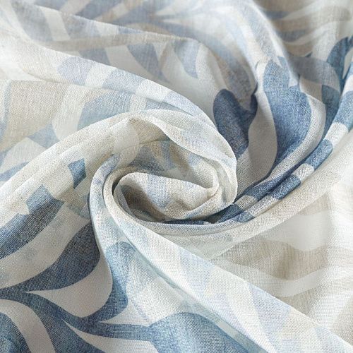 Тюль h-310 см 05-01-04709 молочный принтованный