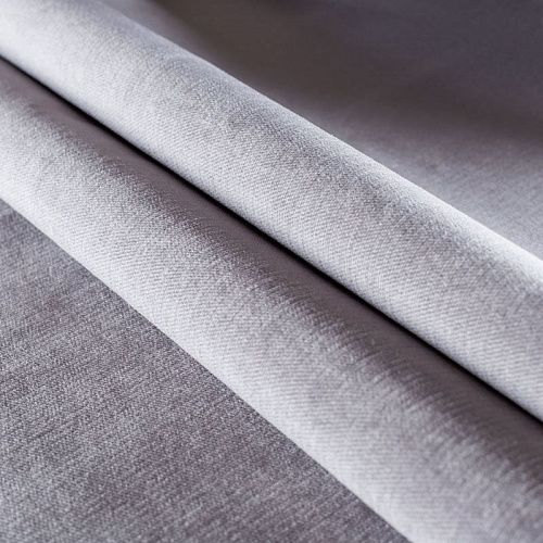 Ткань мебельная бархат 22-02-00792 серый однотонный