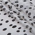 Шелк-батист 003-16477 белый принтованный