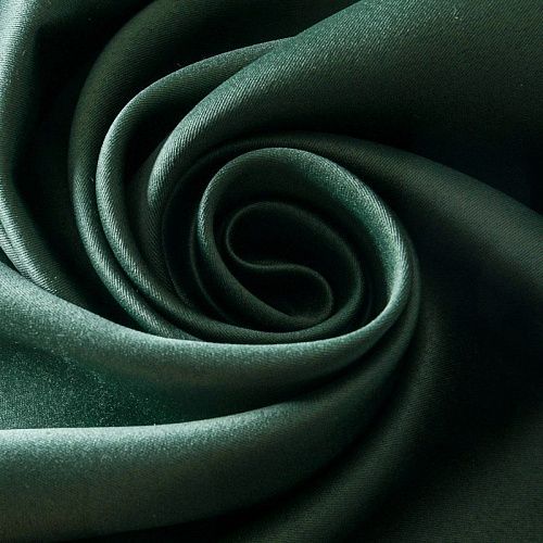 Ткань портьерная блэкаут h-330 см 10-02-10823 бутылочный зеленый однотонный