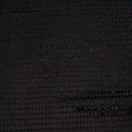 Трикотаж с пайетками 056-11077 черный