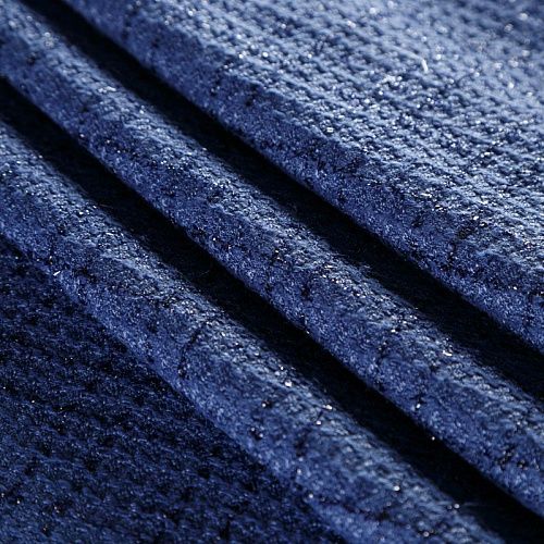 Твид шанель 052-05406 пыльно-синий однотонный