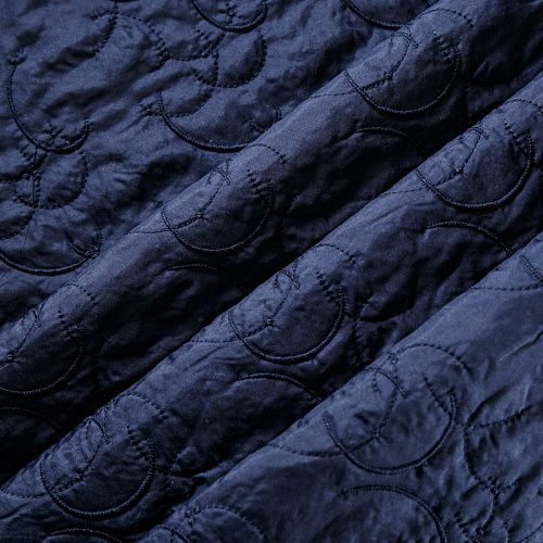 Ткань курточная 033-04174 темно-синий однотонный