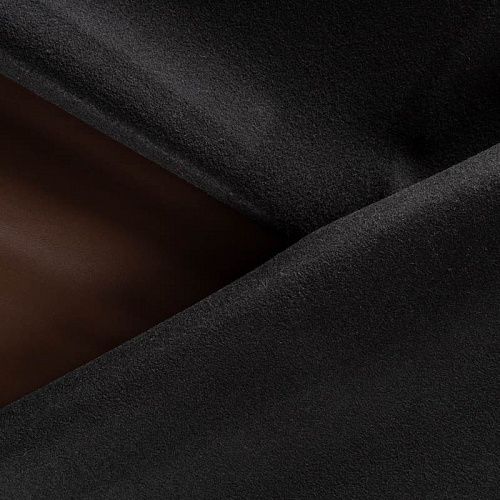 Экокожа на флисе 1020-341-070-0023 коричневый однотонный