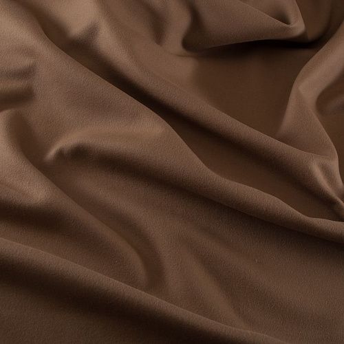 Ткань пальтовая Loro Piana 022-19239 бежево-коричневый однотонный