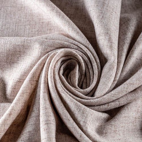 Лен искусственный К33-234 молочно-коричневый меланжевый