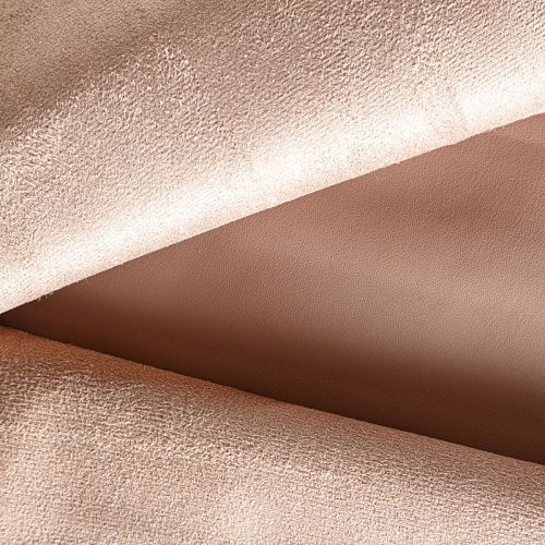 Экокожа на замше 070-06936 бежевый однотонный