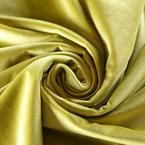 Ткань портьерная бархат h-300 см 09-02-04516 грушевый однотонный