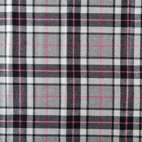 Ткань костюмная К22-268 серый принтованный