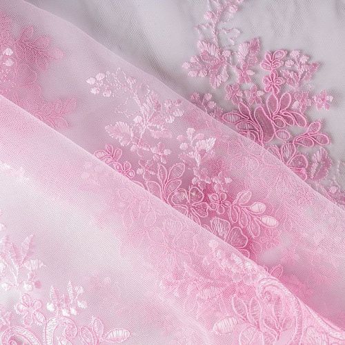 Гипюр К03-0081 розовый