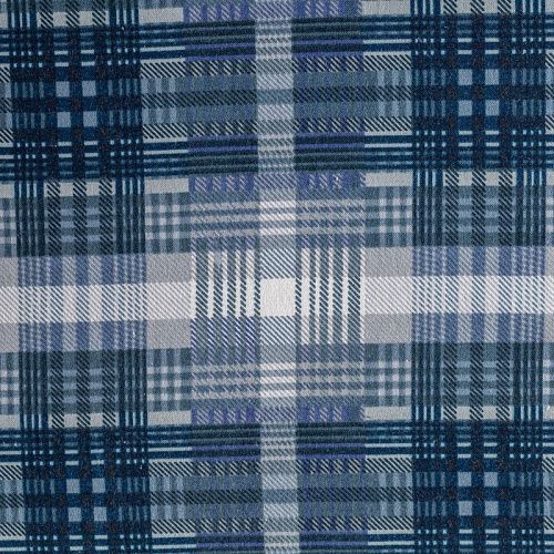 Фланель К10-048 белый принтованный