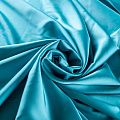 Шелк синтетический 065-01976 бирюзово-голубой однотонный