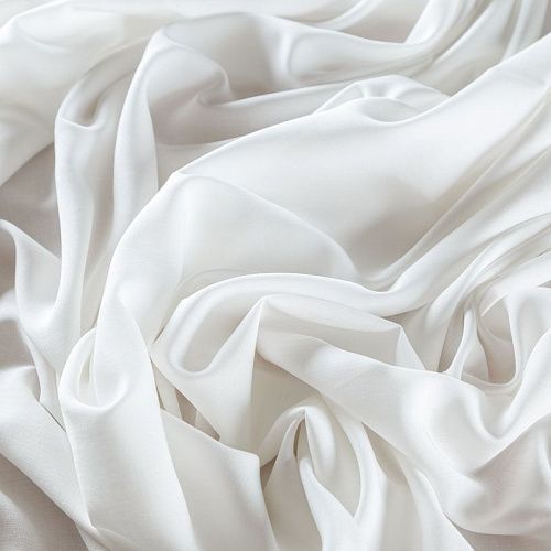 Штапель 069-08593 молочный однотонный