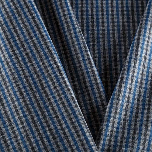 Ткань костюмная 025-05982 серый принтованный