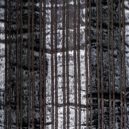 Панбархат 002-04374 серебристо-черный