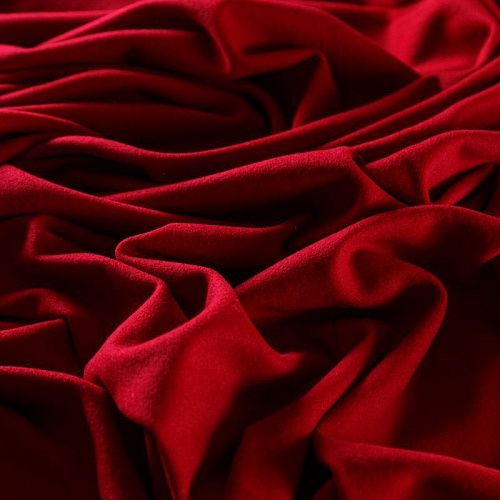 Ткань пальтовая 040-05151 рубиновый однотонный